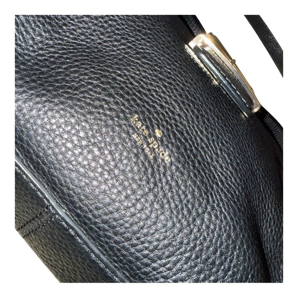 Kate Spade Black Pebbled Leather Hobo Bag - Picture 6 of 10